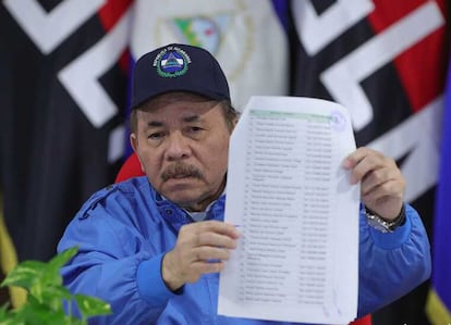 El presidente de Nicaragua, Daniel Ortega