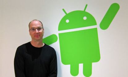 Andy Rubin, en el MWC de Barcelona.