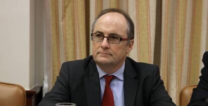 Fernando Restoy, subgobernador del Banco de Espa&ntilde;a, en el Congreso de los Diputados