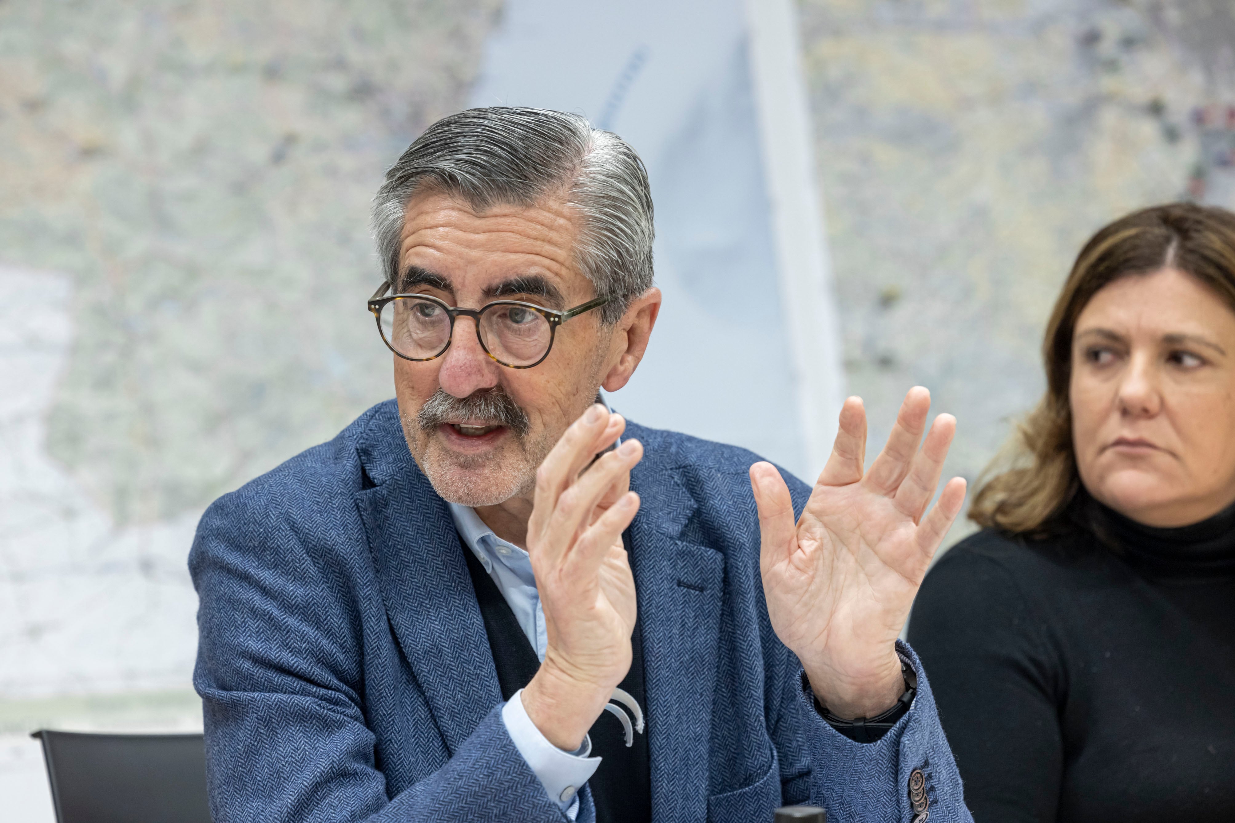El Comisionado Especial del Gobierno para la Reconstrucción y Reparación de los daños provocados por la dana, José Maria Àngel Batalla, el pasado enero