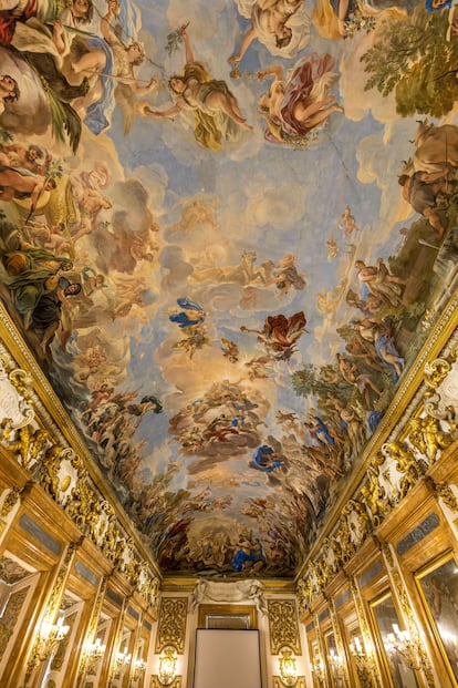 Interior del Palazzo Medici Riccardi, en Florencia, diseñado por Michelozzo di Bartolomeo entre 1444 y 1484.