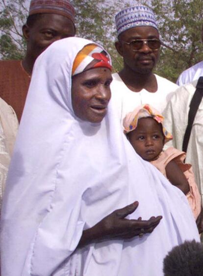 Safiya Hussaini fue condenada a morir lapidada en Nigeria.
