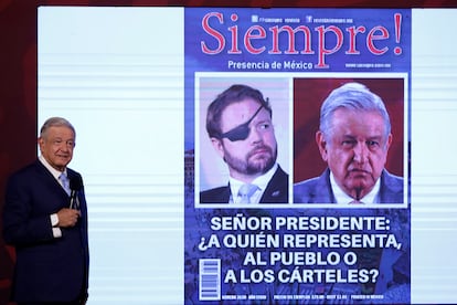 Andrés Manuel López Obrador habla sobre Dan Crenshaw en su conferencia matutina del pasado 13 de marzo.