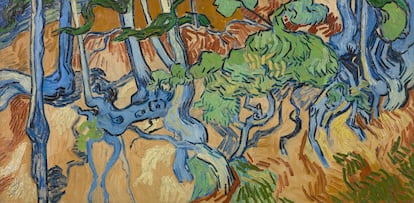 'Raíces de árboles', de Vincent van Gogh.