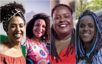 Talíria Petrone, Renata Souza, Mônica Francisco e Dani Monteiro.