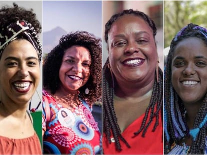 Talíria Petrone, Renata Souza, Mônica Francisco e Dani Monteiro.