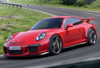 Una imagen promocional del 911 GT3 facilitada por Porsche.