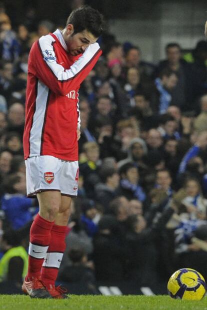 Cesc, en un partido de la <i>Premier League.</i>