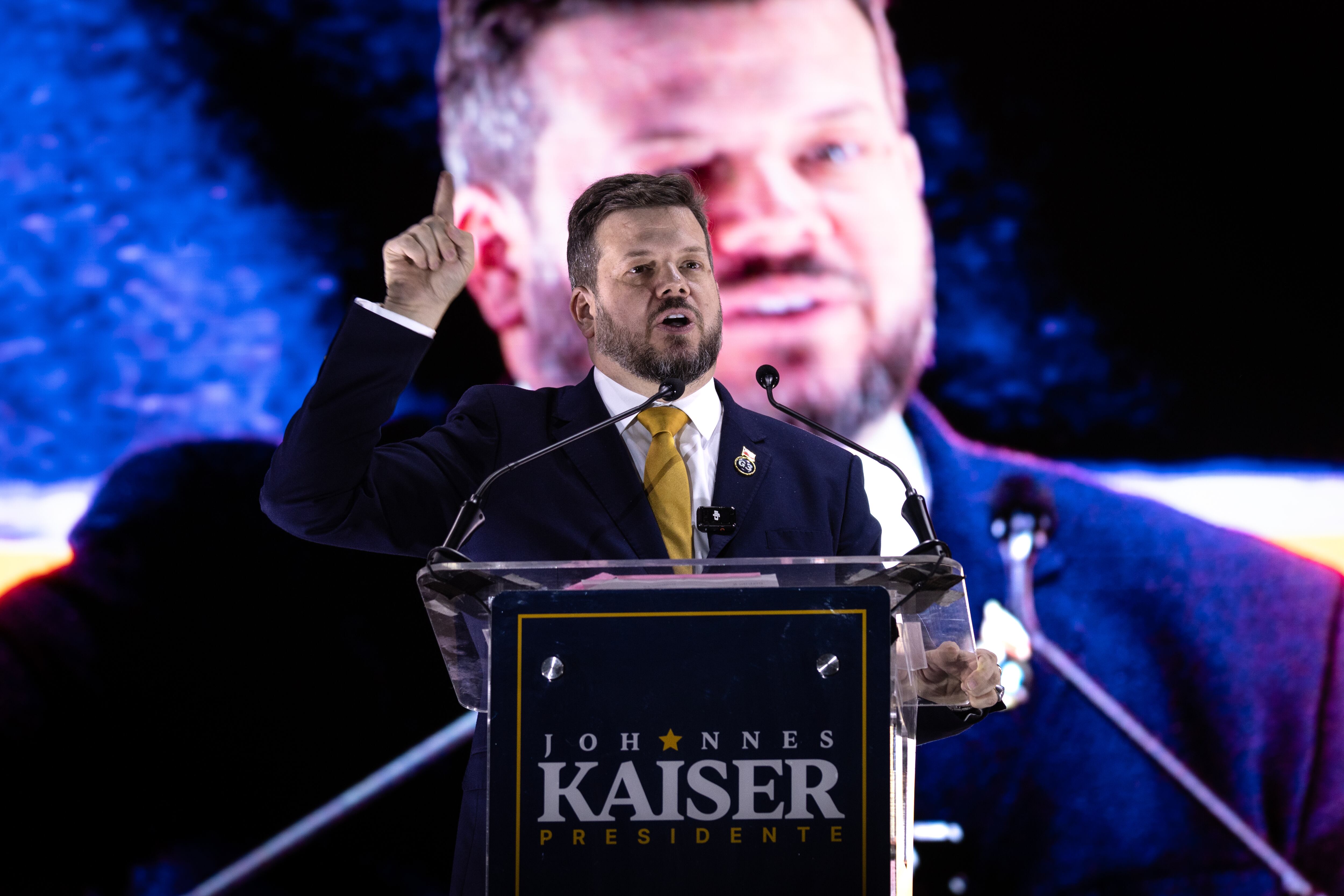 Johannes Kaiser en su cierre de campaña: “Este país no se está cayendo a pedazos, sino a balazos”