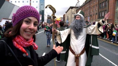 Una imagen del programa &#039;Espa&ntilde;oles en el mundo&#039; dedicado a Belfast.