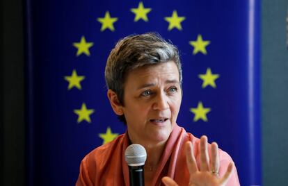 La vicepresidenta ejecutiva de la Comisión Europea, Margrethe Vestager.
