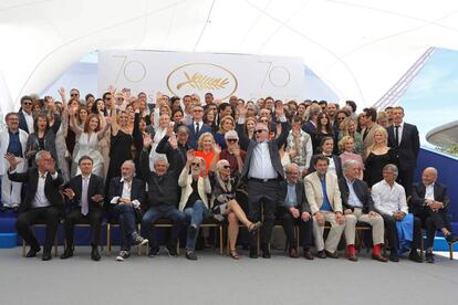 Foto oficial del 70 aniversario de Cannes.