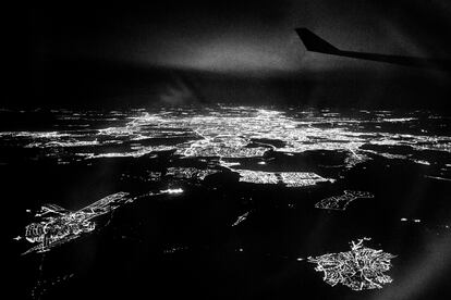 Madrid visto desde un avión, una de las imágenes que incluye '2016'.