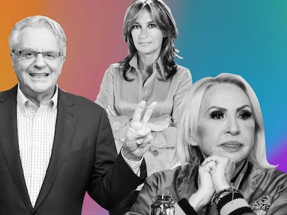 Jerry Springer, Patricia Gaztañaga y Laura Bozzo, tres estrellas del formato 'talk show' en diferentes países.