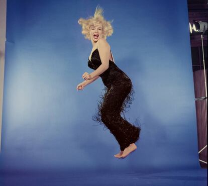 Marilyn fotografiada por Halsman para la portada de Life.