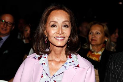 Isabel Preysler, en la feria ARCO celebrada en Madrid en febrero de 2019.