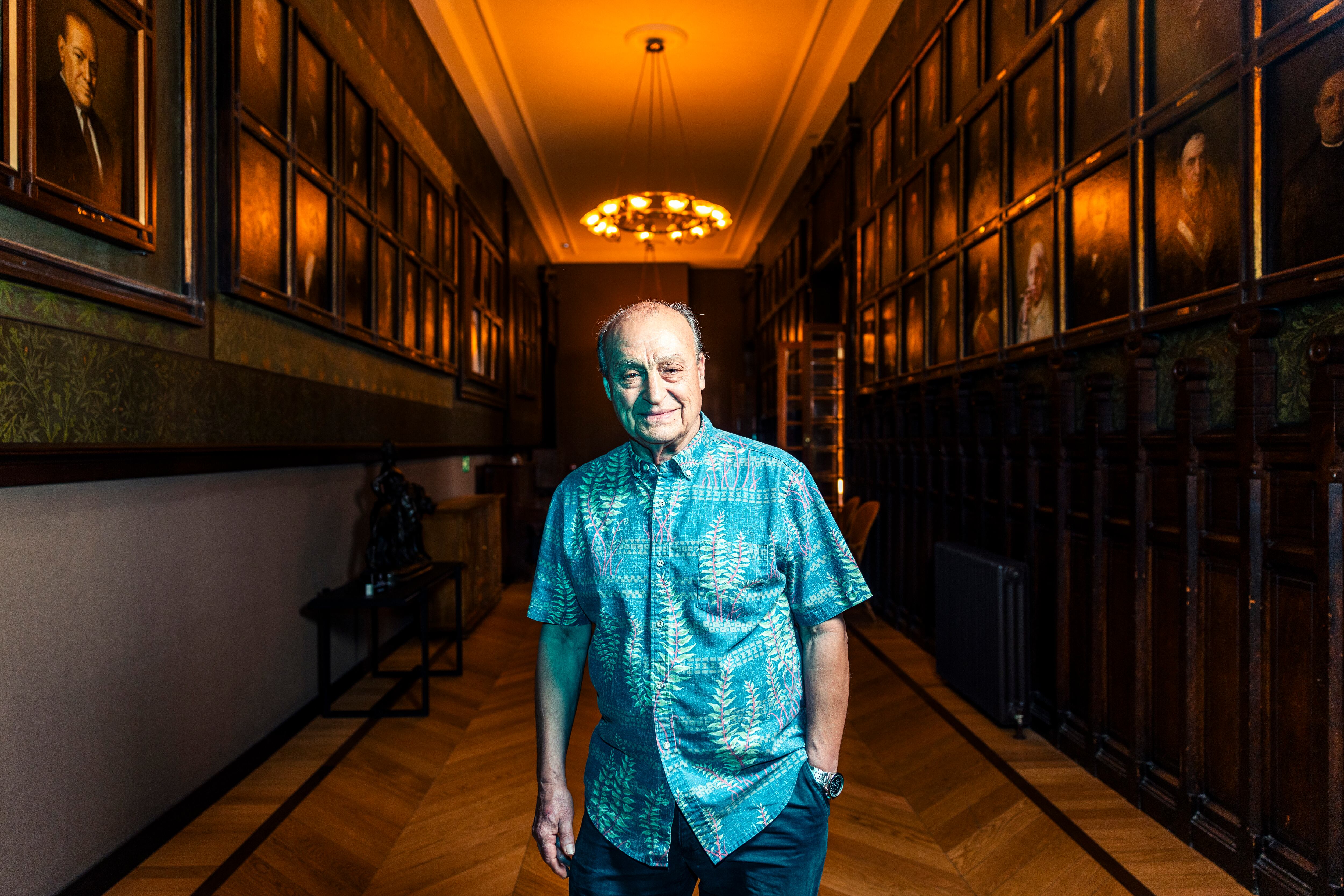 José Antonio Martínez Soler, el pasado viernes, en el salón de retratos del Ateneo de Madrid.