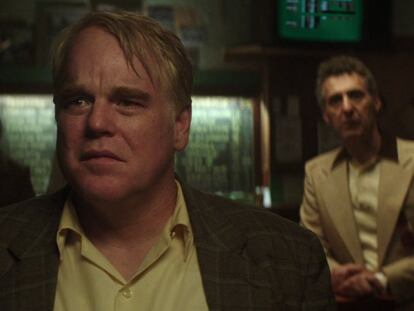 Philip Seymour Hoffman y John Turturro, en el filme.