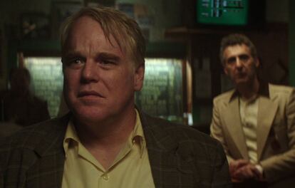 Philip Seymour Hoffman y John Turturro, en el filme.