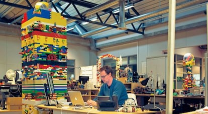 Ambiente de trabajo en la sede de LEGO en Billund (Dinamarca).