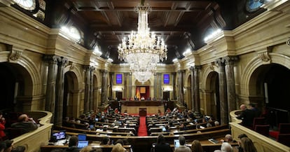 El Parlament prevé aprobar las leyes de desconexión.