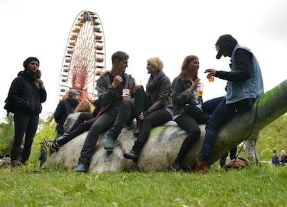 El Spreepark, parque de atracciones abandonado, donde a veces se organizan eventos, en la zona verde de Plänterwald.