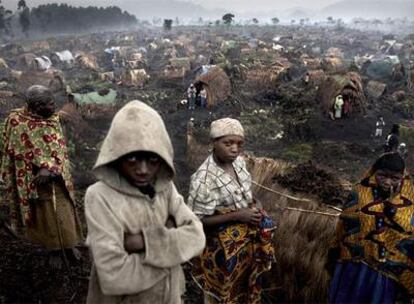 Campo de refugiados en el norte de Kivu, en la República Democrática de Congo.