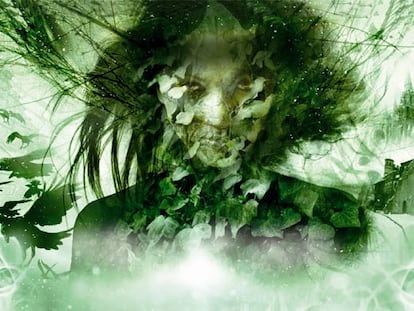 Ilustración de Leo Flores para el libro <i>Los seis signos de la luz </i>(Des tino), de Susan Cooper.