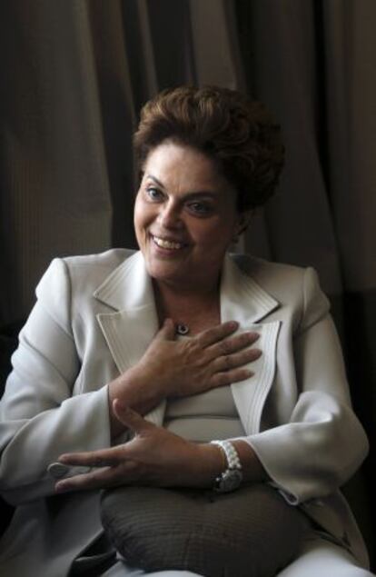 Dilma Rousseff, presidenta de Brasil.