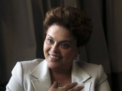 Dilma Rousseff, presidenta de Brasil.