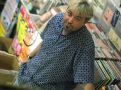 Juan Vitoria, dueño de la tienda de discos Amsterdam.