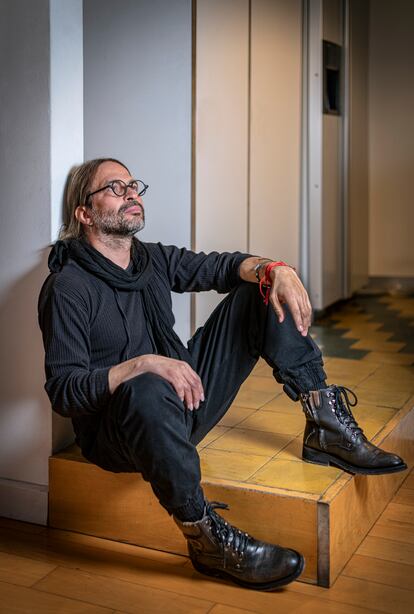 El músico Sergio Vallín, durante una visita reciente a Madrid.