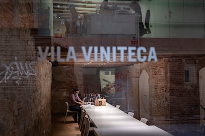 Vinoteca en Barcelona.