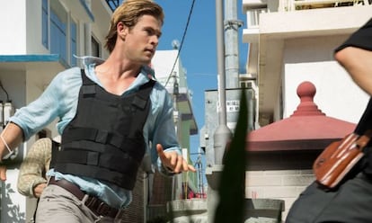 Chris Hemsworth, en 'Blackhat'.