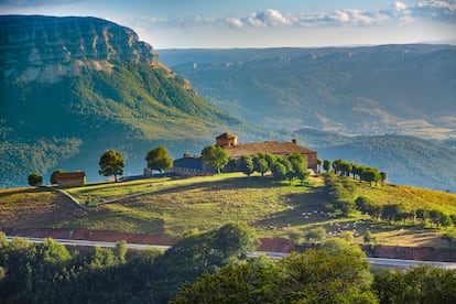 El santuario de San Miguel de Excelsis, en la sierra de Aralar (Navarra).