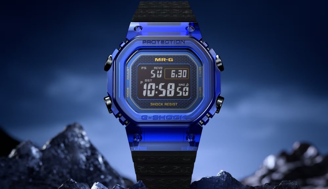 Este espectacular reloj Casio G-SHOCK incorpora un bisel de zafiro azul y solo 20 afortunados podrán tenerlo