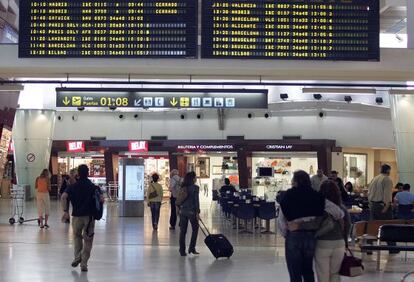 Tiendas en el aeropuerto de Sevilla