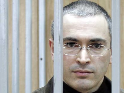 El magnate ruso Mijaíl Jodorkovski en 2004.