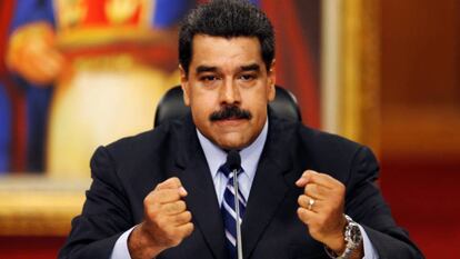 El presidente venezolano, Nicolás Maduro, este martes.