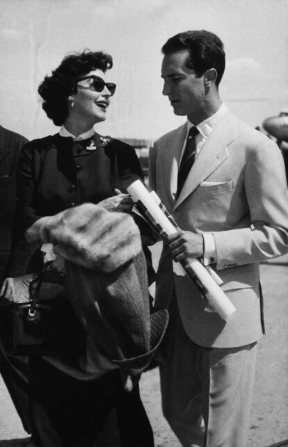 Ava Gardner y Luis Miguel Dominguín, en 1960.