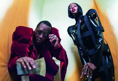 Puff Daddy y Naomi Campbell, en el calendario Pirelli 2018 de Tim Walker.