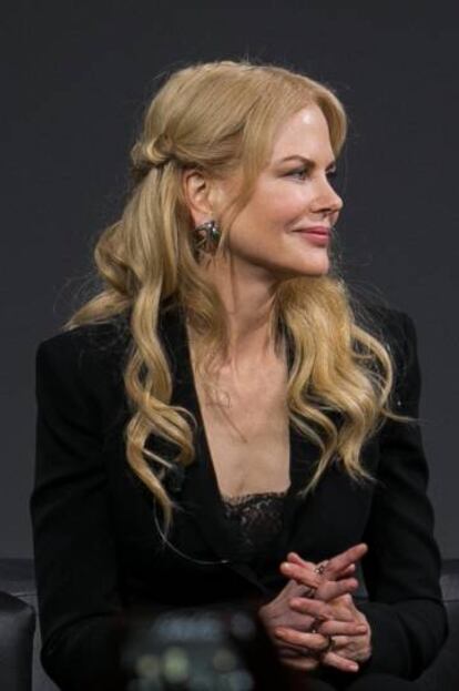 La actriz Nicole Kidman, durante la conferencia de prensa del Calendario Pirelli.