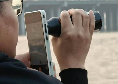 Uso del extensor del futuro OPPO Find X9 Ultra