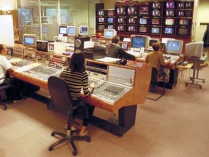 Estudios de la redacción central de Euronews en Lyón.