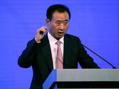 El magnate chino Wang Jianlin, presidente del grupo Dalian Wanda Group.