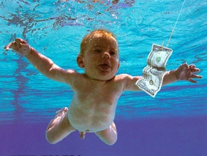 A capa do álbum ‘Nevermind’, da banda Nirvana.