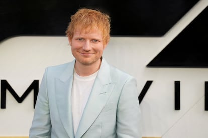 El cantante Ed Sheeran en el estreno europeo de 'F1: La Película', en Londres, el pasado mes de junio.