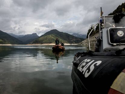 Los GEAS en el pantano de Susqueda.