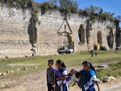 Habitantes de San Juan Cancuc, en el Estado mexicano de Chiapas, el pasado 6 de febrero.