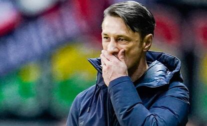 Niko Kovac, en el partido ante el Eintracht.